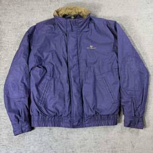 VTG Gear For Sports Mens L Purple Coat Jacket The Phoenician Scottsdale Zip Snap